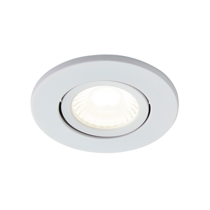 Forum Lighting Spa MWht Adj Firerated LED Downlight 5W 4000K IP65 - SPA-38571-MWHT - Matt White