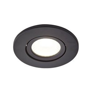 Forum Lighting Spa SBlk Adj Firerated LED Downlight 5W 4000K IP65 - SPA-38571-SBLK - Satin Black
