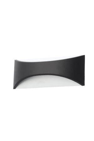 Forum Lighting Zinc Stroud 12w LED Wall Light Blk - ZN-31767-BLK - Black