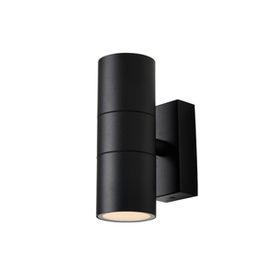 Forum Lighting Zink Leto IP65 2lt GU10 Wall light Black - ZN-20941-BLK-65 - Black
