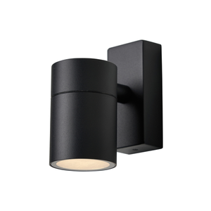 Forum Lighting Zink Leto IP65 Fixed Up or Down GU10 Wall Light Black - ZN-37940-BLK-65 - Black