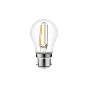 Integral LED Omni Filament Golf Ball Bulb B22 470Lm 3.4W 2700K Dimmable 330 Beam Clear Full Glass  - ILGOLFB22DC062