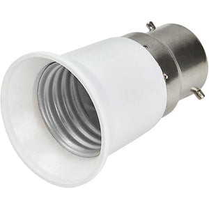 Schiefer Lamp adaptor socket Ba22d to socket E27 K Non-Dimmable - 609900057