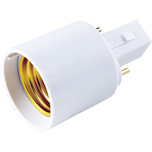 Schiefer Lamp adaptor socket G23 to socket E27 K Non-Dimmable - 609900042