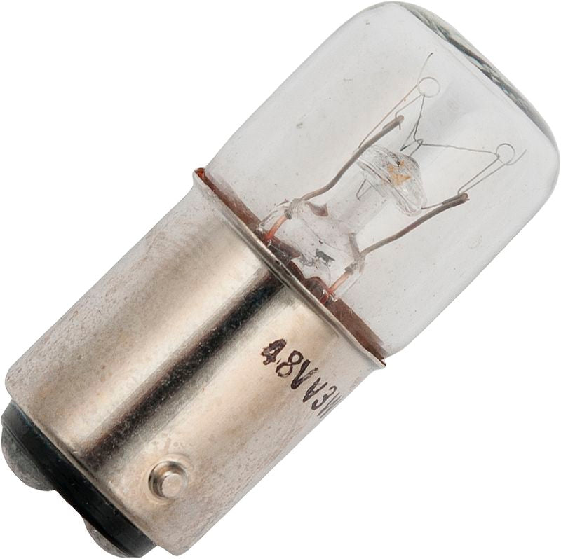 Schiefer Ba15d T16x35mm 85V 47mA 4W C-3A 2000h Clear 2500K Dimmable ...