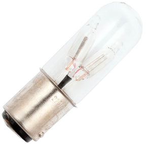 Schiefer Ba15d T16x54mm 110-130V Wire Ended 2x 10000h Clear Red Neon Glass 2500K Non-Dimmable - 155496900