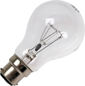 Schiefer Ba22d GLS 60x105mm 130V 25W 5C9 RC 3000h Clear 2500K Dimmable - 226064700