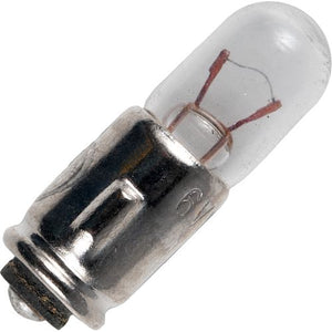 Schiefer Ba7s T68x23mm 6V 200mA 12W C-2R 5000h Clear Rolled in base 2500K Dimmable - 372322200