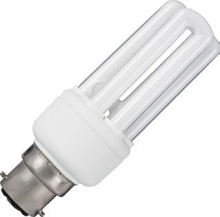 SPL Ba22d CFL 3U Stick 46x151mm 230V 1240Lm 20W 2700K 10000h 2700K Non-Dimmable - 442220022
