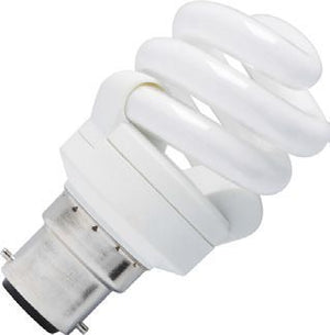 SPL Ba22d CFL T3 Full Spiral 47x103mm 230V 870Lm 14W 2700K 10000h 2700K Non-Dimmable - 442214042