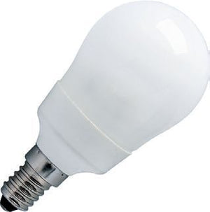 SPL E14 CFL A-Lamp 44x101mm 230V 240Lm 5W 2700K 10000h 2700K Non-Dimmable - 441405102