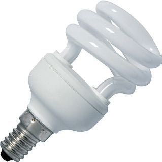 SPL E14 CFL T2 Half Spiral 47x86 230V 340Lm 5W 2700K 10000h 2700K Non-Dimmable - 441405052