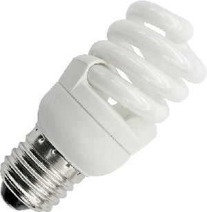 SPL E27 CFL T2 Full Spiral 39x88mm 230V 480Lm 7W 2700K 10000h 2700K Non-Dimmable - 442707032
