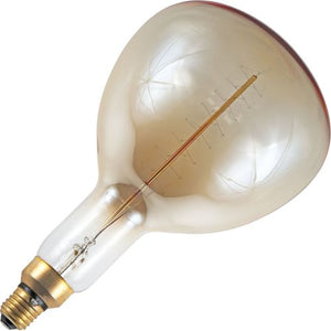 Schiefer E27 Deco R180x300mm 230V 60W 26 anchors 3000h Gold 2200K Dimmable - 651806000