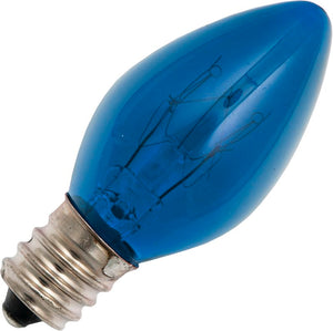 Schiefer E12 Candle C22x54mm 240V 10W CC-5A 1500h Clear Blue K Dimmable - 122376106
