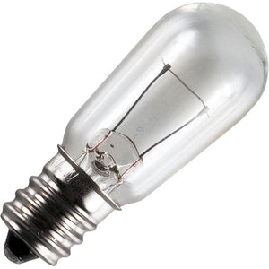 Schiefer E12 Candelabra S19x46mm 24V 250mA 6W C-2V 1000h Clear - Reference: S6S 2500K Dimmable - 124639400