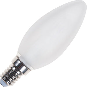 Schiefer E14 Candle C35x100mm 130V 25W C-5A RC 1500h Frosted 2500K Dimmable - 149167001