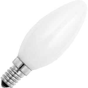 Schiefer E14 Candle C35x100mm 230V 60W Opal White 2500K Dimmable - 419951233