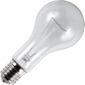 Schiefer E40 GLS 100x215mm 130V 300W 5-C9 RC 1000h Clear 2500K Dimmable - 414068033