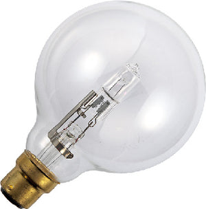 Schiefer Eco Halogen Ba22d Globe G95x133mm 230-240V 42W 2000h Clear 2800K Dimmable - 640042160