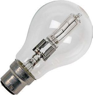 Schiefer Eco Halogen Ba22d GLS A60x108mm 230-240V 100W 2000h Clear 2800K Dimmable - 640100540