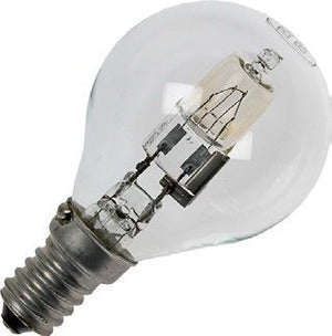 Schiefer Eco Halogen E14 G45x78mm 230-240V 20W 2000h Clear 2800K Dimmable - 640018450-1