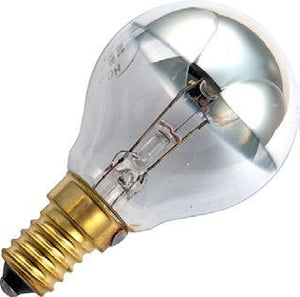 Schiefer E14 Top Mirror G45x72mm 24V 15W C-2V 1000h Clear Silver 2500K Dimmable - 147239655