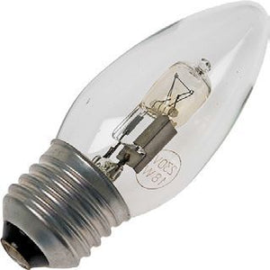 Schiefer Eco Halogen E27 Candle C35x100mm 230-240V 18W 2000h Clear 2800K Dimmable - 640018370