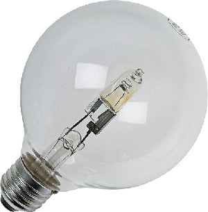 Schiefer Eco Halogen E27 Globe G95x133mm 230-240V 28W 2000h Clear 2800K Dimmable - 640028950