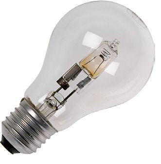 Schiefer Eco Halogen E27 GLS A55x105mm 230-240V 105W 2000h Clear 2800K Dimmable - 640100550-1