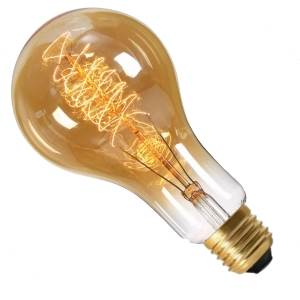 240v 40w E27 Amber Deluxe Decorative 180mm - Girard Sudron - 15979