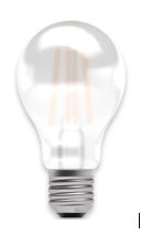 Bell 60769- 5.7W LED Dimmable GLS Pearl - ES, 2700K