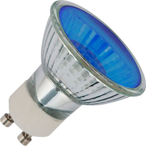 Schiefer Halogen MR16 GU10 50x55mm 230V Clear 2000h 50W Blue Cover 25° 2800K Dimmable - 641772706
