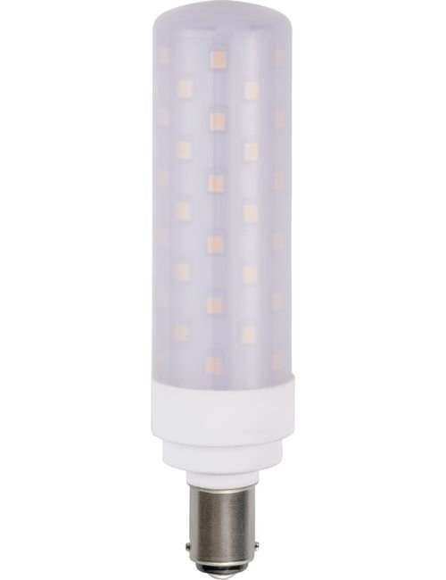 SPL LED Ba15d Tube T29x113mm 230V 850Lm 8W 3000K 930 360° AC/DC Opal Dimmable 3000K Dimmable - L152810930