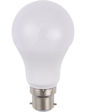 SPL LED Ba22d GLS A60x110mm 12-60V 550Lm 7W 3000K 830 160° AC/DC Opal Non-Dimmable 3000K Non-Dimmable - L226040630