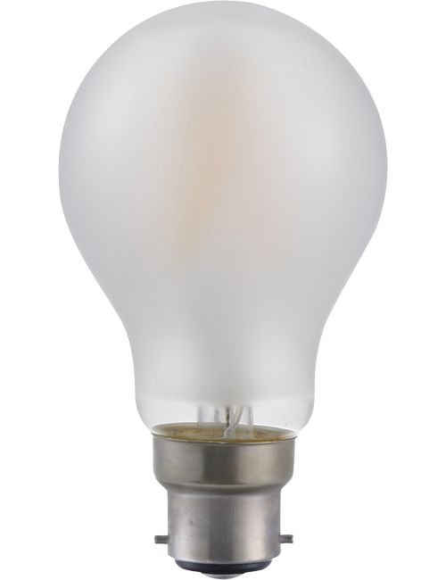 SPL LED Ba22d Filament GLS A60x105mm 230V 500Lm 55W 2500K 925 360° AC Frosted Dimmable 2500K Dimmable - LX024070501