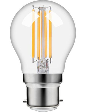 SPL LED Ba22d Filament Ball G45x75mm 230V 320Lm 4W 2500K 925 360° AC Clear Dimmable 2500K Dimmable - LX024020302