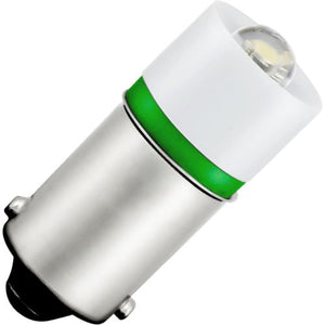 Schiefer Ba9s Starled T10x235mm 12V 12mA AC/DC Clear Green 25000h K Non-Dimmable - 092535903