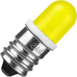 Schiefer E12 5x Single LED T13x33mm 24V AC/DC Yellow 20000h K Non-Dimmable - 123337804-1