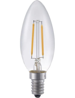 SPL LED E14 Filament Candle C35x97mm 230V 250Lm 28W 2700K 827 360° AC Clear Dimmable 2700K Dimmable - L149125027