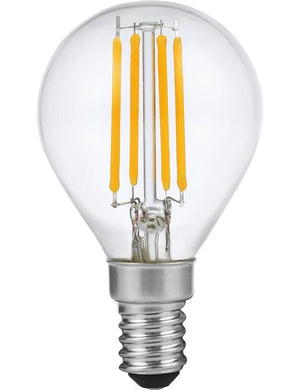 SPL LED E14 Filament Ball G45x75mm 230V 320Lm 4W 2500K 925 360° AC Clear Dimmable 2500K Dimmable - LX023830302