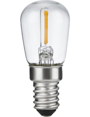 SPL LED E14 Filament Pygmy P26x56mm 230V 55Lm 1W 2500K 925 360° AC Clear Non-Dimmable 2500K Non-Dimmable - LX023826302