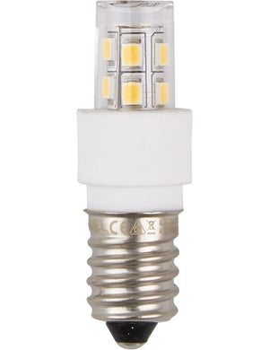 SPL LED E14 Tube T17x52mm 10-30V 180Lm 2W 3000K 830 360° AC/DC Clear Non-Dimmable 3000K Non-Dimmable - L024362430