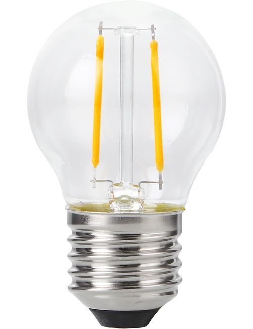 SPL LED E27 Filament Ball G45x75mm 230V 150Lm 2W 2500K 925 360° AC Clear Dimmable 2500K Dimmable - LX023821502