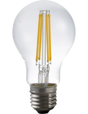 SPL LED E27 Filament GLS A60x105mm 230V 650Lm 8W 2500K 925 360° AC Clear Dimmable 2500K Dimmable - LF023870702