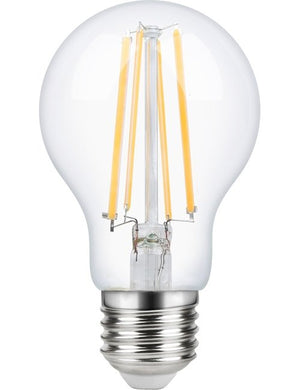 SPL LED E27 Filament GLS A60x105mm 230V 740Lm 8W 2200K 822 360° AC Clear Dimmable 2200K Dimmable - L276080822
