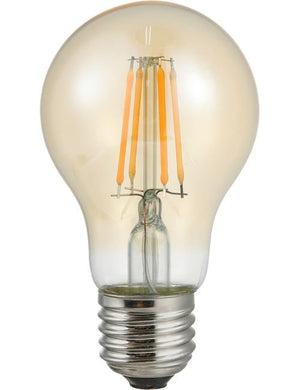 SPL LED E27 Filament GLS A60x106mm 230V 430Lm 4W 2500K 825 360° AC Gold Light Sensor Non-Dimmable 2500K Non-Dimmable - L276099925-1