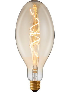 SPL LED E27 Filament FleX Ellipse C100x230mm 230V 140Lm 4W 2000K 920 360° AC Gold Dimmable 2000K Dimmable - LF023911005