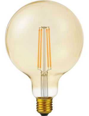 SPL LED E27 Filament Globe G125x180mm 230V 530Lm 7W 2200K 922 360° AC Gold Dimmbale 2200K Dimmable - LX023825675