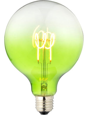 SPL LED E27 Filament FleX TR Globe G125x180mm 230V 140Lm 4W 360° AC Green Dimmable 2200K Dimmable - LF023925003
